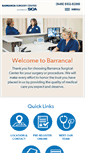 Mobile Screenshot of barrancasurgerycenter.com